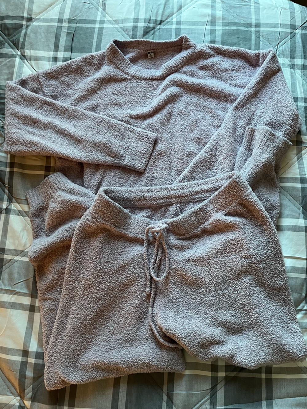 Uniqlo Matching Set Light Purple